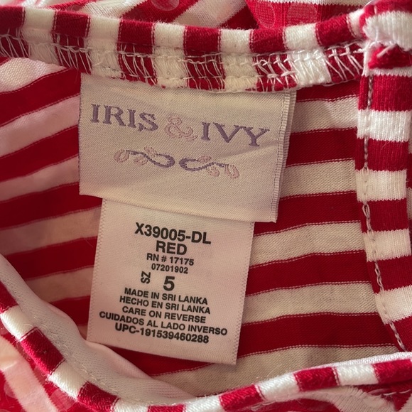 Girls striped dress (5T) - Picture 9 of 11